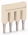 Peigne de pontage TOPJOB® S Wago - 6 voies - Isolé - 800V - 32A - Gris clair