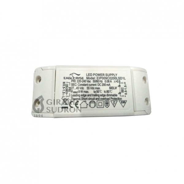 Girard sudron convertisseur pour dalle led 105x42x24 5w triac dim