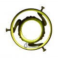 Griffe 57 mm Laiton Poli Trou 28 mm Girard Sudron