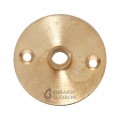 Raccord à Plaque 2 Trous M10 Diamètre 40 mm Laiton Girard Sudron