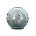 Boule Satinée Gravée Diamètre 137 mm Hauteur 140 mm Girard Sudron