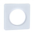 Schneider Odace Touch plaque Blanc 1 poste