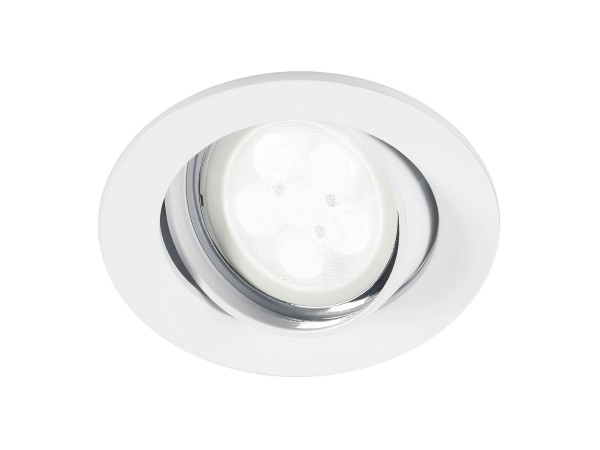 Spot encastré LED orientable - Inset Blanc - 345LM 40° 3000K Dimmable