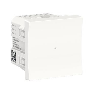 Schneider unica2 wiser - variateur poussoir - bluetooth - blanc - méca seul