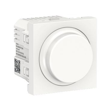 Schneider unica2 wiser - variateur rotatif - bluetooth - blanc - méca seul