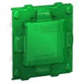 Support de Fixation Plastique 2 Modules avec Protection de Chantier Unica Schneider