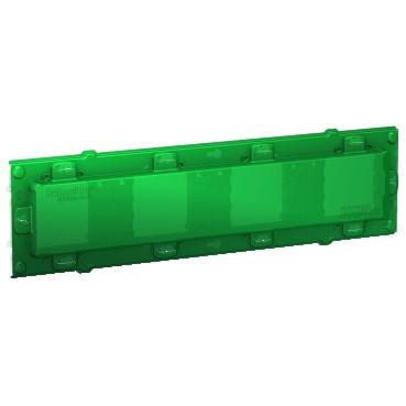 Support de Fixation Zamac 8 à 10 Modules 4 Postes avec Protection de Chantier Unica Schneider