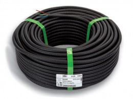 Gaine ICTA Prefilzen 3G2,5 + 1,5mm² Courant BRV/J+N diamètre 20 couronne de 100m
