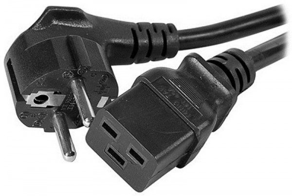Lot de 2 Cordons pour Pulsar STS Eaton - Fiche Mâle 2 P + T - Connecteur Femelle C19