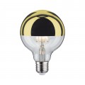 Ampoule LED Globe 95 Calotte dorée 5 W E27 Blanc chaud gradable