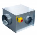 Caisson C4 isolé 25 mm, 500 m3/h, flux en ligne, dépressostat et inter de prox. (CACB-N 005 L ISOLE / DI)