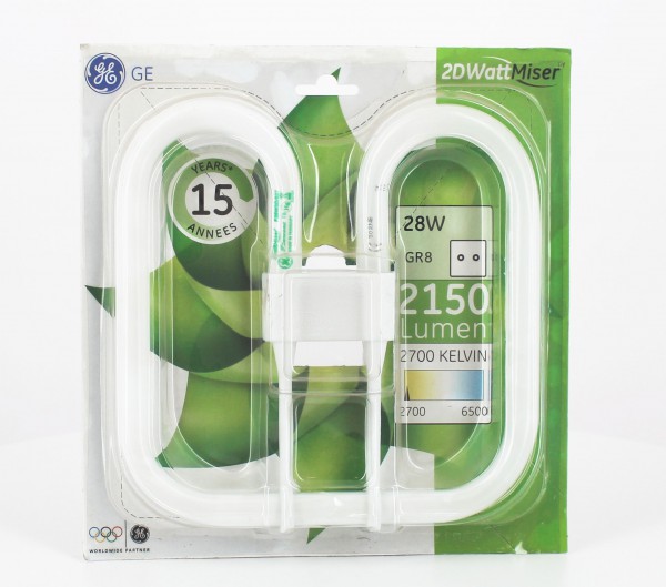Ampoule fluocompacte GR8 GE Lighting 28W 827 2700K 2150lm 