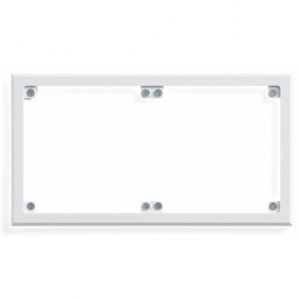 Cadre Double Lutron Nickel brossé - pour Variateur - pour Ensemble Accessoire - Verticale - Horizontale