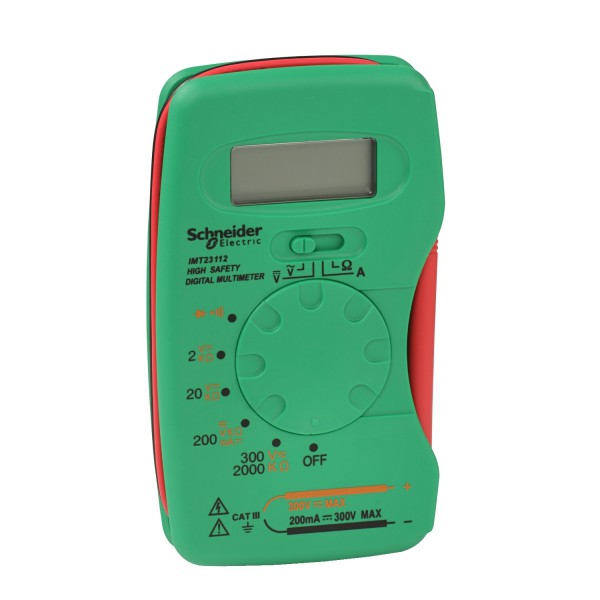 Multimètre numérique de poche Schneider Cat III 300V