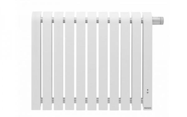 Radiateur Connecté Thermor Mythik horizontal blanc granit 1000W
