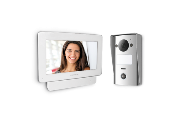 Thomson visiophone 2 fils-ecran 18cm tactile - rfid-mémoire image-intercom-smart 762