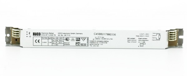 Ballast électronique Unitronic Tridonic 18 W – 1FX