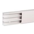 Schneider OptiLine Mini - moulure PVC blanc polaire 25x60mm - 3 compartiments 2,1m