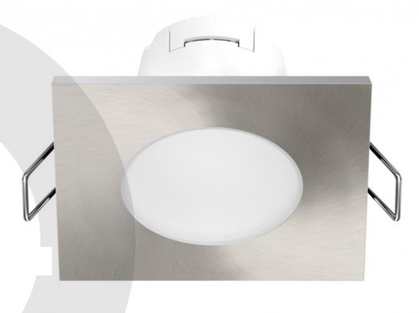 Downlight carré cristal nino 5w 390lm ip65 4000k non dimmable gris