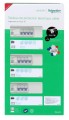 Tableau de protection électrique câblé Schneider logement du t3 au t5 - 3 rangées 13 modules XE