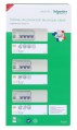 Tableau de protection électrique câblé Schneider logement du t3 au t5  3 rangées 13 modules xp
