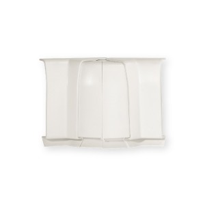 AIBN W - Angle Intérieur Variable 70/120° Plinthe TBN Blanc
