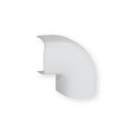 CAP 65X50 WE - Angle Plat Conduit  Climatisation CND Blanc