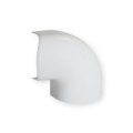 CAP 90X60 WE - Angle Plat Conduit  Climatisation CND Blanc