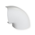 CAP 120X75 WE - Angle Plat Conduit  Climatisation CND Blanc