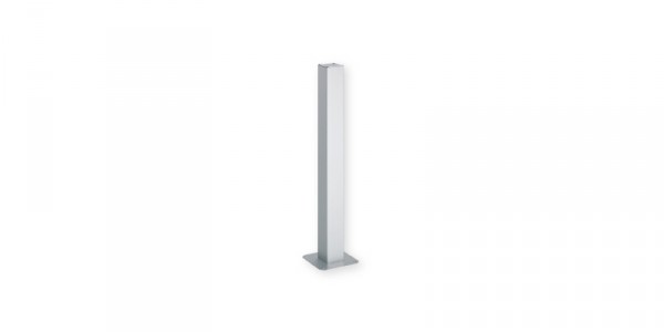 CLE-C45 1F-650 A - Colonnette Eco Clip45 1 face Hauteur 650mm Alu Anodisé