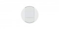 AP-SO INTERBP PE B - Appareillage Saillie Optima interrupteur ou va-et-vient ou bouton poussoir avec porte-étiquette Blanc