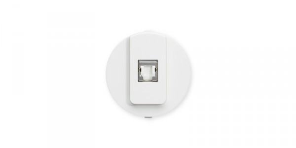 AP-SO RJ45 CAT6A/STP B - Appareillage Saillie Optima prise RJ45 catégorie 6A STP Blanc