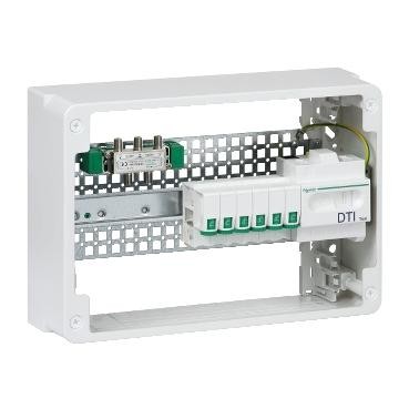 Lexcom home - coffret grade 2tv basic - 6xrj45 cat6 - resi9 18m 1r