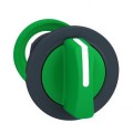 Harmony xb5 - tête bouton tourn flush - 3 posit à rap - à manette - Ø22 - vert