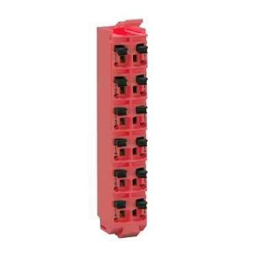 Term. block fs16 pin, 24v dc red