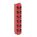 Term. block fs16 pin, 24v dc red