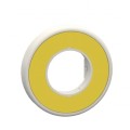Harmony - étiquette lumineuse rouge - Ø60 - logo en13850 - fond jaune - 230v