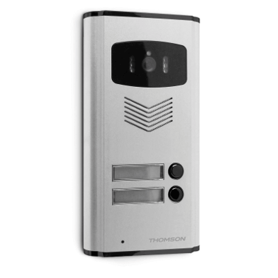 Thomson platine de rue vidéo -multi home 2 fils - 2 porte-noms - compatible 512285 et 512281