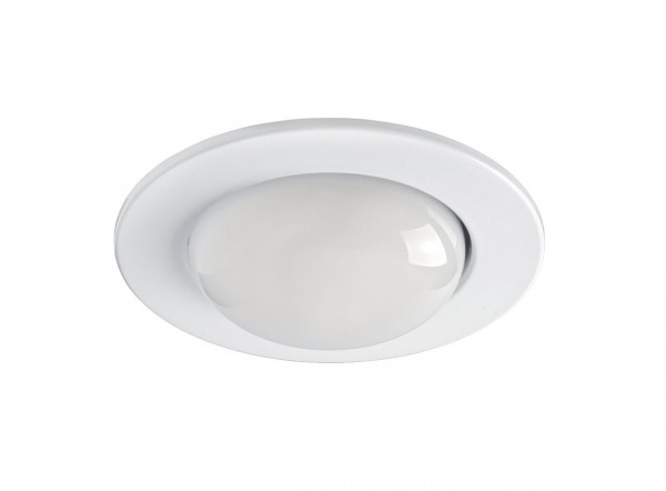 Spot encastré EN80 pour lampe R80 - E27 - Blanc - Fixe - Aric