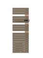 Radiateur sèche-serviettes soufflant 1500W Thermor Allure3 classique mât à droite brun sable 