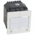 Interrupteur 230 v~ radio / zigbee - Legrand Mosaic - on/off - 2 directions - blanc
