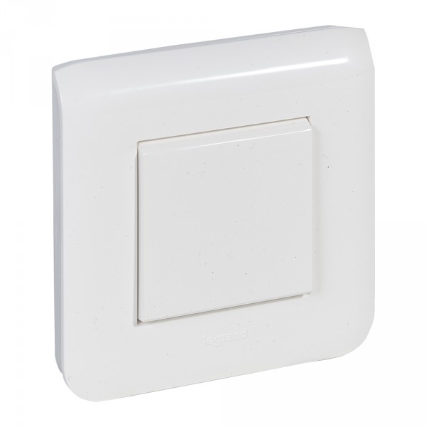 Commande Murale Mosaic Sans Fil - Sans Pile - 2 Modules - Blanc - Complet