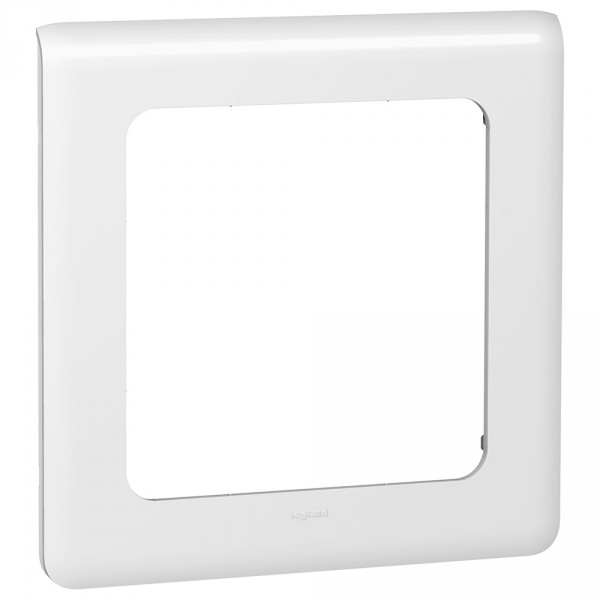 Plaque pour prise et interrupteur Legrand Mosaic - pour gestionnaire d'ambiance - blanc - Legrand - 078839