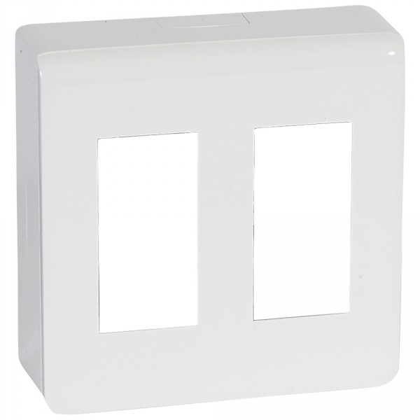 Kit poste de travail en saillie Legrand Mosaic - pour 2x4 modules