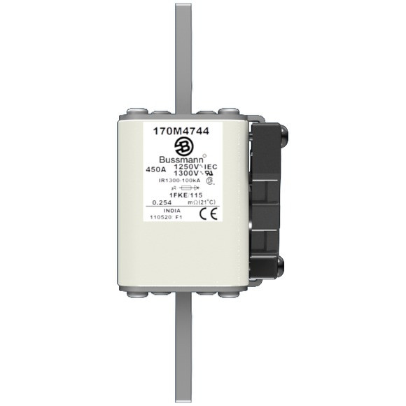 Eaton 170m4744 fuse 450a 1250v 1fke/115 ar cu
