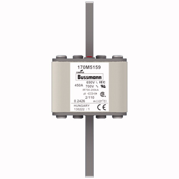 Eaton 170m5159 fuse 450a 690v 2/110 ar uc
