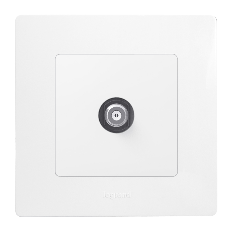 Prise TV Simple Mâle Niloe – Legrand 664751 – Blanc – 230V – Neuve