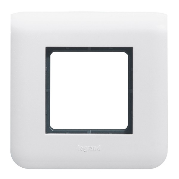 Support A Vis + Plaque De Finition 2 Modules Kheops - Blanc