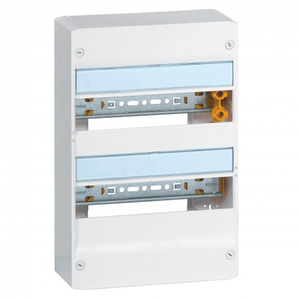 Tableau électrique Legrand Drivia 13 modules - 2 rangées - IP30 - IK05 - Blanc RAL 9003