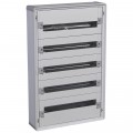 Coffret distribution isolant XL³ 160 - tout modulaire - 5 rangées - 120 modules